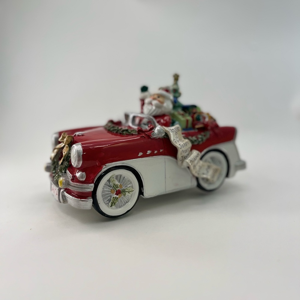 Fitz and Floyd Here Come Santa Claus Festive Car - Picture 11 of 13